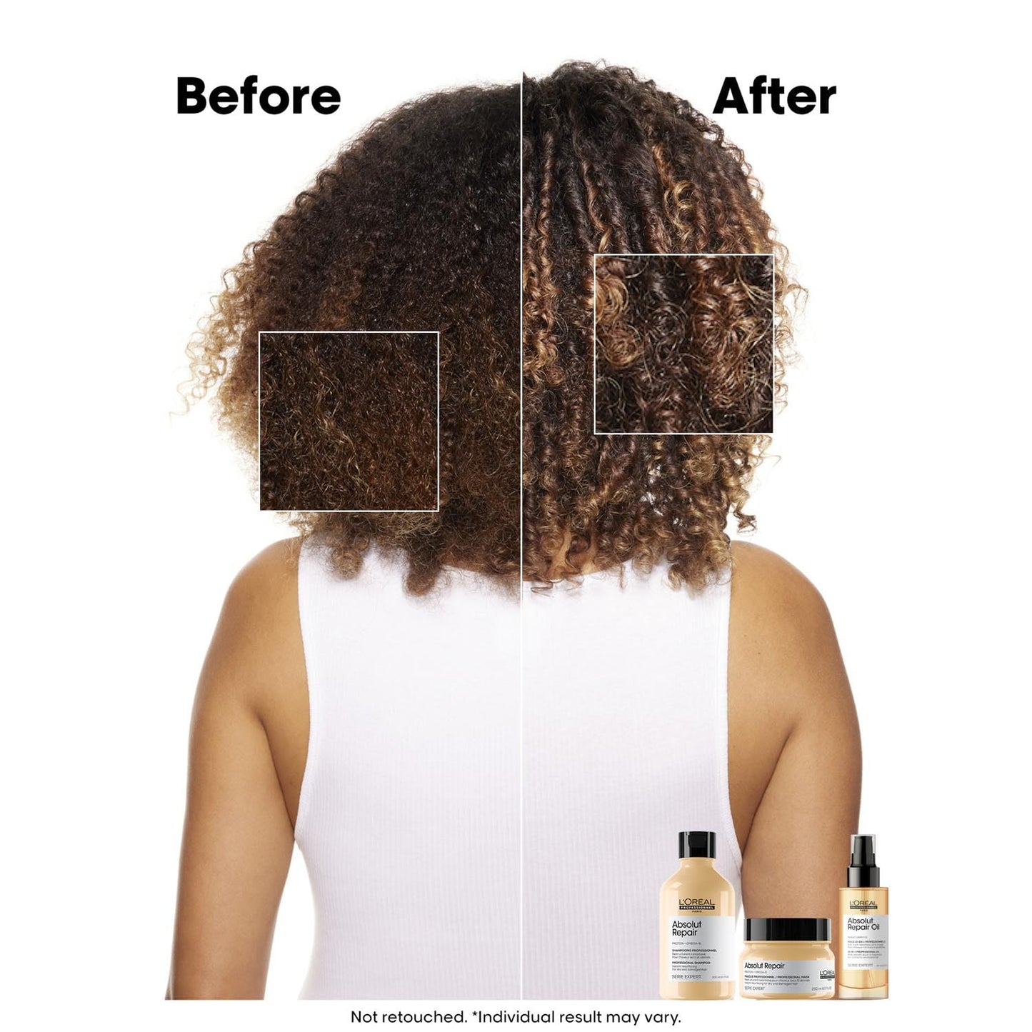 L'OrÃ©al Professionnel Absolut Repair Shampoo for Dry & Damaged Hair - 300ml | Professional shampoo for Strengthening and Repairing Hair, With Protein & Omega-9, For Men & Women