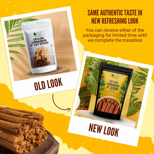 Bliss of Earth 100gm Ceylon Cinnamon Sticks Original, (Dalchini) 5" Cut Sticks True Cinnamon Raw From Sri Lanka Original Great for Cooking and Health