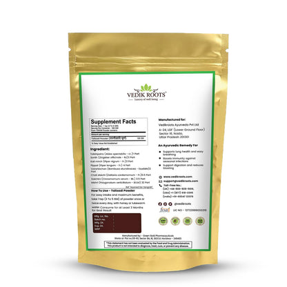 Organic Talisadi Powder Churna | Suitable For all Ages (Pack of 1, 100g)