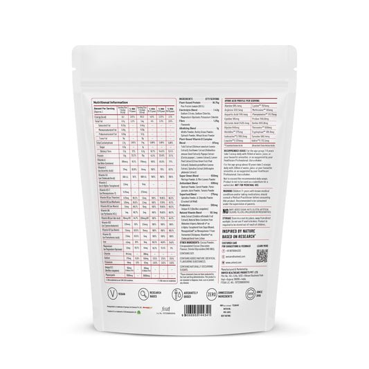 Unived Juniors Superfood Protein - 15g Pea Protein, Essential Electrolytes, Fiber from Flaxseeds, Supergreens, Plant-Based Vitamins, Sugar-Free - Supports Growth & Hydration for Ages 7-18