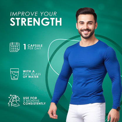 Ambrosial Gokshura Tablets | Tribulus Terrestris High Strength Gokshura 500 mg EACH Capsule | Supports Immunity & Healthy Urinary Tract (Pack of 1-60 Capsules)