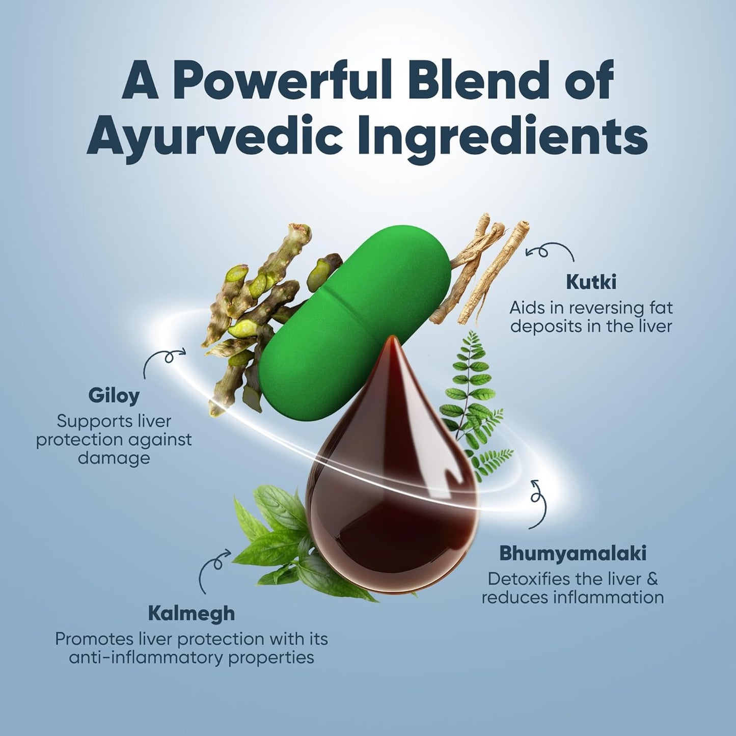 Dr. Vaidyaâ€™s Ayurvedic Liver Care Combo | Manages Fatty Liver, Enhances Detox & Supports Liver Regeneration | With Kutki, Giloy & Bhumyamalaki