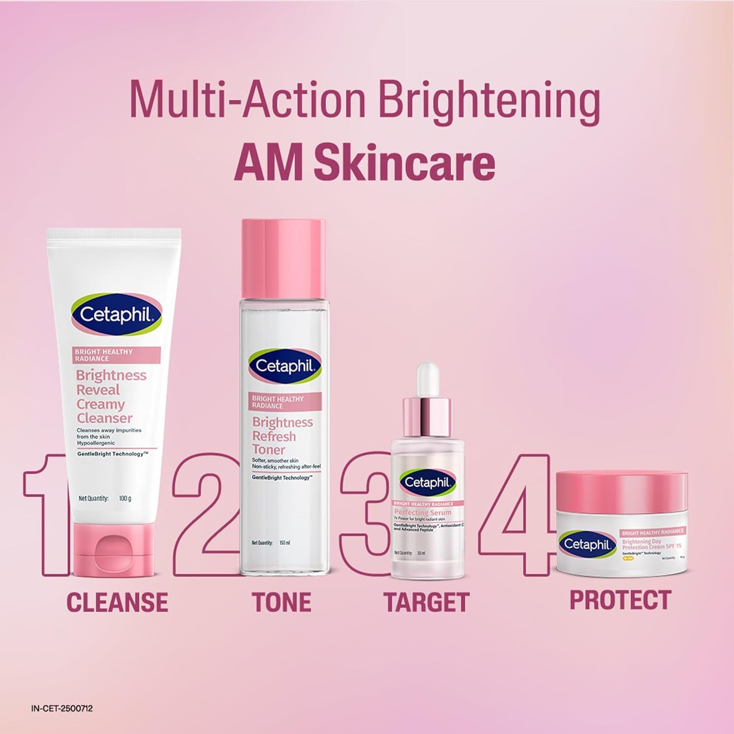 CETAPHIL Bright Healthy Radiance Perfecting Serum | 10ml | GentleBright Technologyâ„¢ with Antioxidant C and Advanced Peptide | 7x POWER for Radiant Sensitive Skin | Fragrance Free