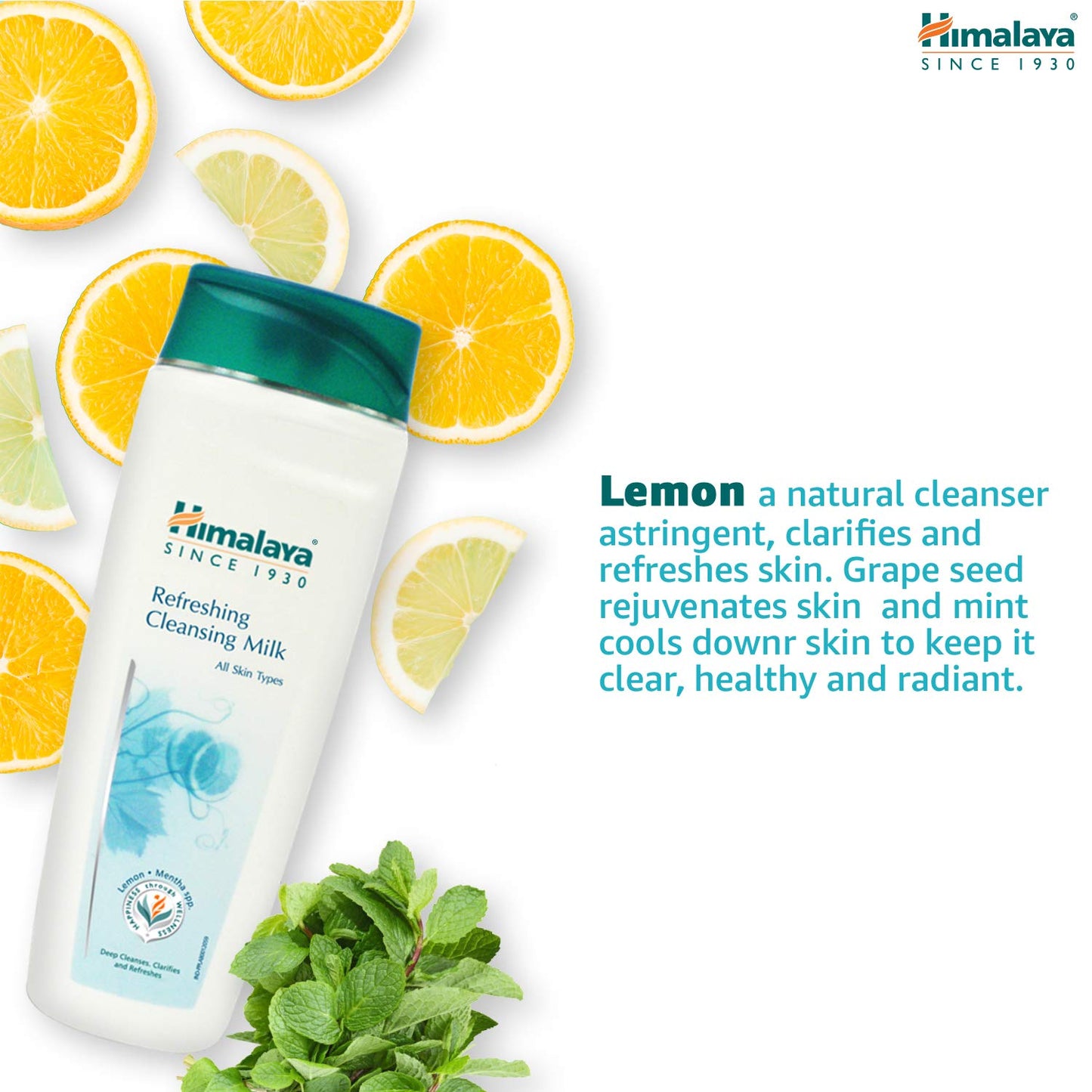 Himalaya Herbals Refreshing Cleansing Milk, 100ml