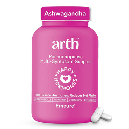 Arth Menopause Wellness & Intimate Care Combo for Women | Perimenopause Support Tablets for Hormonal Balance & hot flashes + Intimate Cream to Reduce Dryness, Itching & Maintain pH Balance