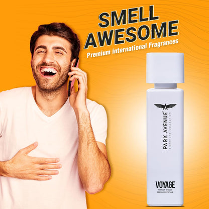 Park Avenue Voyage Signature Collection | Liquid Perfume For Men | Fresh Long-Lasting Aroma Amazon Woods Premium Perfume | 120Ml