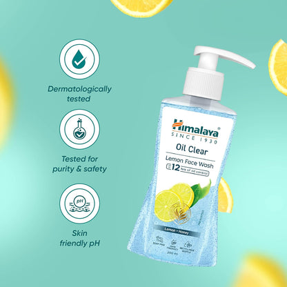 Himalaya Oil Clear Lemon Face Wash, 200ml