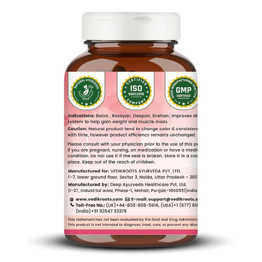 GainXtra | Ayurvedic Herbal Supplement | Traditionally Used to Support Strength, Vitality & Obesity | With Healthy Weight Support | 60 Veg Capsules (Pack Of 1)