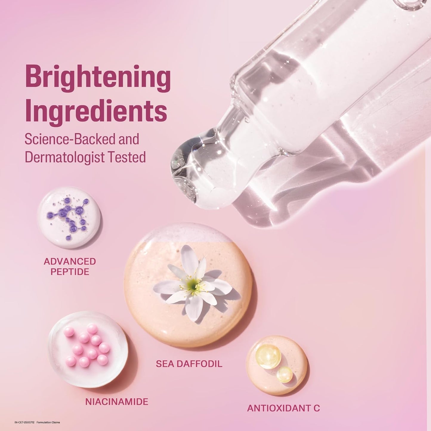 CETAPHIL Bright Healthy Radiance Brightening |Glow Serum | 30ml | GentleBright Technologyâ„¢ with Antioxidant C and Advanced Peptide | Removes Dark Spots & Dullness