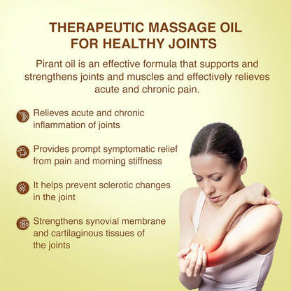 Maharishi Ayurveda Pirant Oil - Ayurvedic Massage Oil for Joint and Muscle Pain Relief -50ml