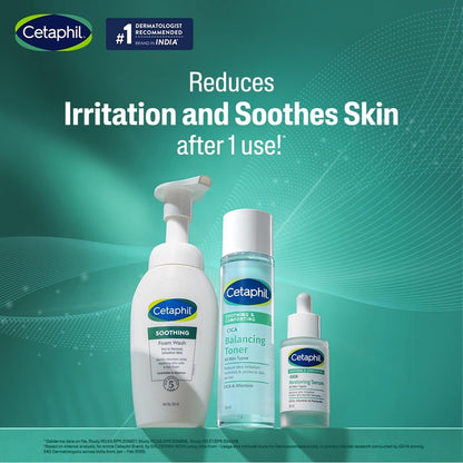 Cetaphil CICA Restoring Serum 30ml | 75% Faster Skin Barrier Recovery in 3 Days | Soothes Sensitive Skin | Improves Tone & Dullness | Fragrance-Free & Hypoallergenic