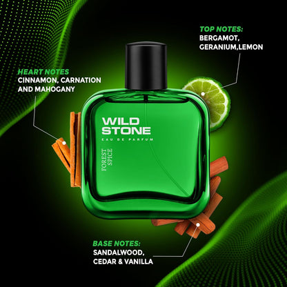 Wild Stone Forest Spice Perfume for Men, 30ml| Eau De Parfum|Premium Luxury Long Lasting Fragrance Spray for Men