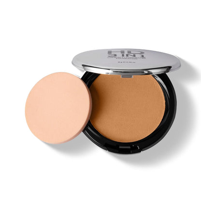 RENEE All Beige PRO HD 3 In 1 Compact,Concealer,Foundation-Amande,SPF 20,Matte Finish,High Coverage,Ultralight & Silky Smooth Finish,Enriched With Vitamin E,C & Aloe Vera-9 Gm,Beige