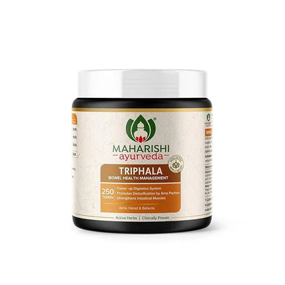 Maharishi Ayurveda Triphala Tablets 1000mg | Supports Healthy Digestion | Improves Bowel Wellness| Relieves Constipation | Pure Herbs Used |100% Ayurvedic