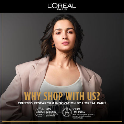 L OrÃ©al Paris Moisture Filling Shampoo, With Hyaluronic Acid, For Dry & Dehydrated Hair, Adds Shine & Bounce, Hyaluron Moisture 72H, 340Ml.