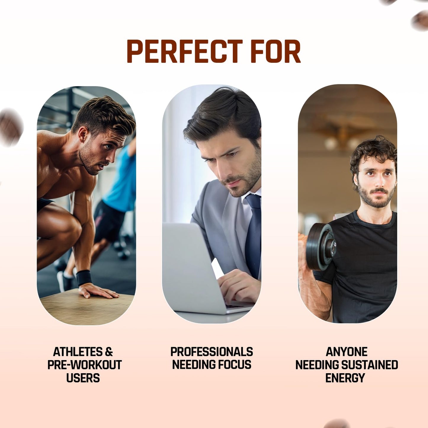 NATURALTEIN Ultimate Caffeine with L-Theanine | 100mg Caffeine + 100mg L-Theanine | Energy, Focus & Alertness Support | 2-in-1 Formula | 60 Veg Capsules