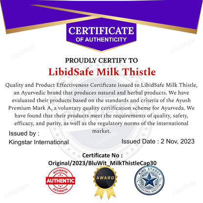 Organic Milk Thistle Capsules - Pure Extract for Liver Health - High Potency Formula for Detox & Cleanse - good Absorption over Powder Formulas - 30 Capsules