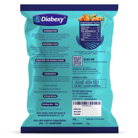 Diabexy Atta Sugar Control for Diabetes - 1kg