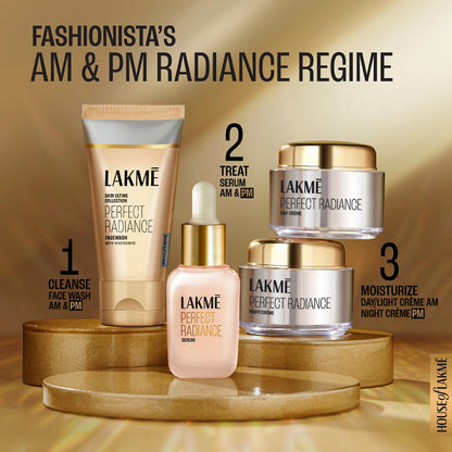 Lakme Perfect Radiance Pigmentation Treatment Day Gel CrÃ¨me with 10% Niacinamide Resorcinol Complex 7 Antioxidants, 50g