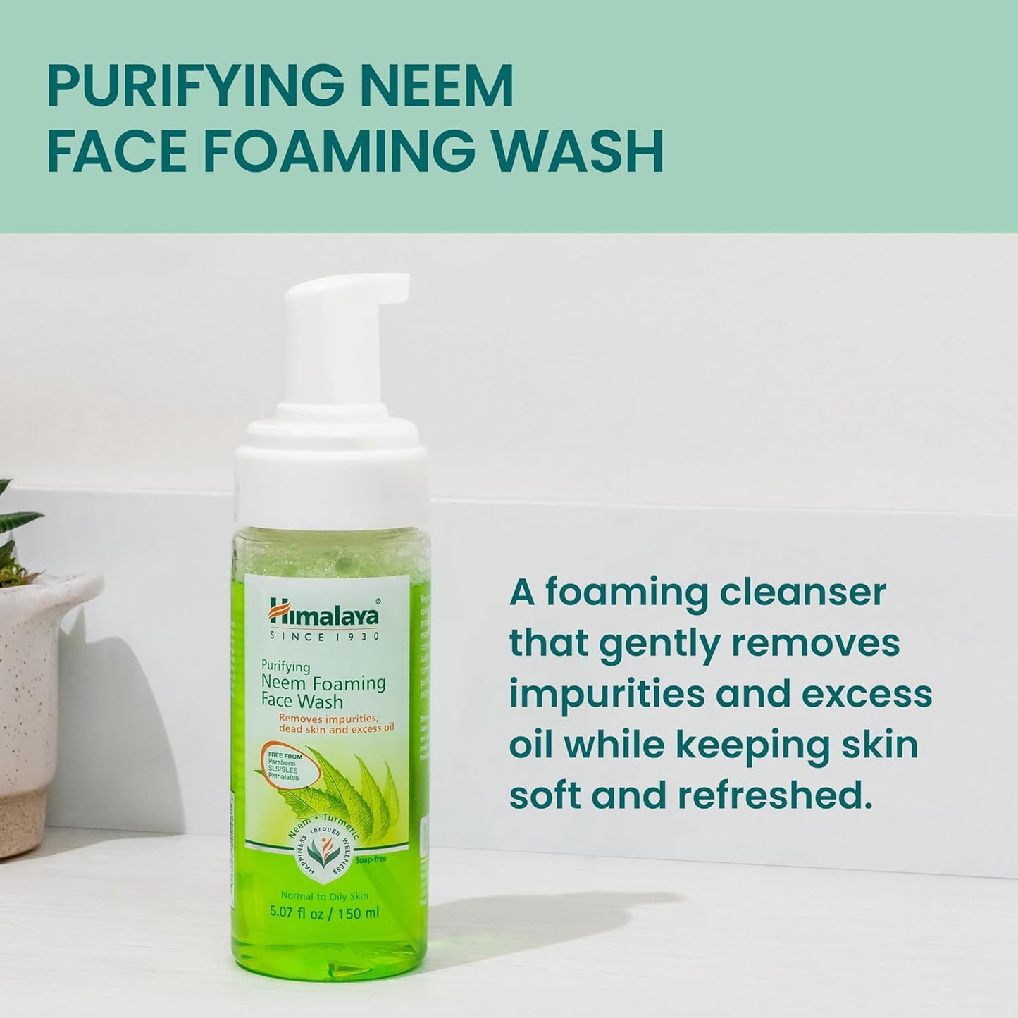 Himalaya Purifying Neem Foaming Face Wash, 150Ml