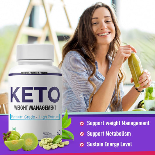 Herbal Max Keto Advanced Weight Management â€“ 800mg | 60 Capsules | With Green Tea, Garcinia Cambogia & Green Coffee Extract | Supports Fat Burn & Metabolism | For Men & Women