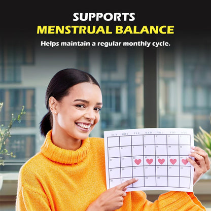 OvarEase | Ayurvedic Herbal Capsules | Traditionally Used to Support Hormonal Balance & Irregular Period | 60 Veg Capsules (Pack Of 1)