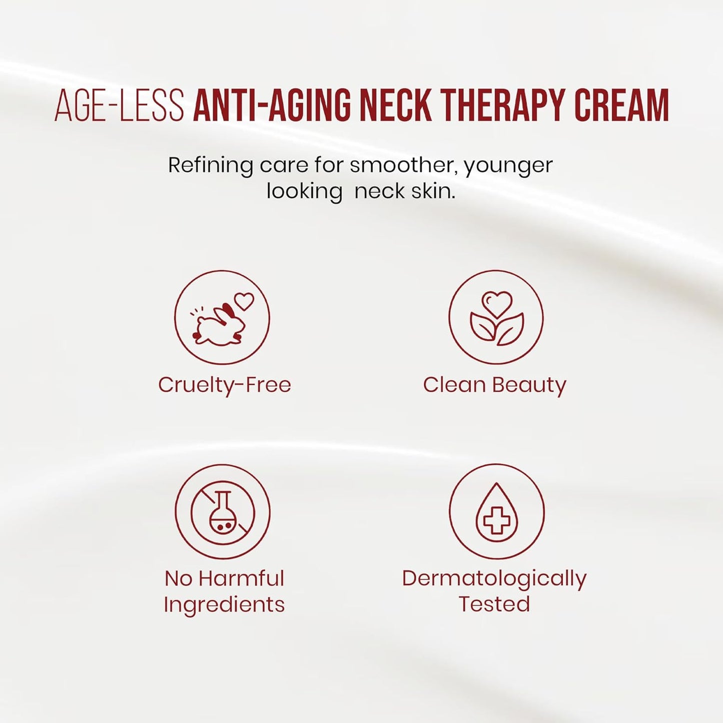 Mitchell USA Anti-Aging Neck Therapy Cream â€“ Firms & Smooths Neck Skin, Reduces Fine Lines | With Lotus Seed Extract & Cocoa Butter | For All Skin Types | 50 g
