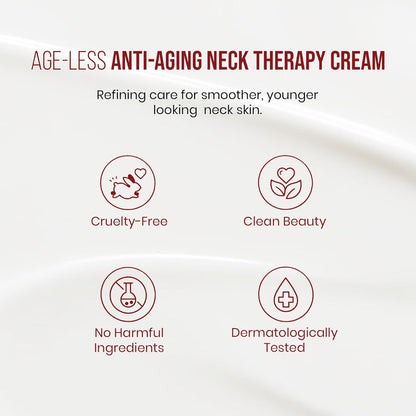 Mitchell USA Anti-Aging Neck Therapy Cream â€“ Firms & Smooths Neck Skin, Reduces Fine Lines | With Lotus Seed Extract & Cocoa Butter | For All Skin Types | 50 g