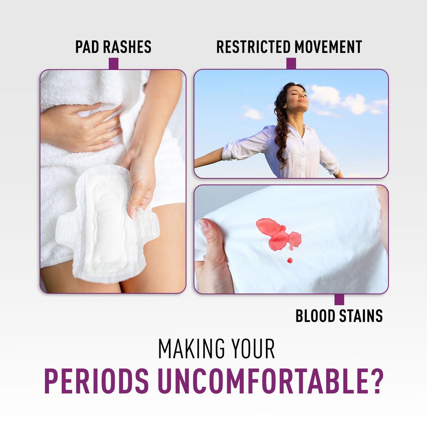 Sirona Disposable Period Panties for Women | L â€“ XL | 360Â° Sanitary Protection for Heavy Flow & Sirona Period Made Easy Tampons - 20 Piece | For Heavy Flow