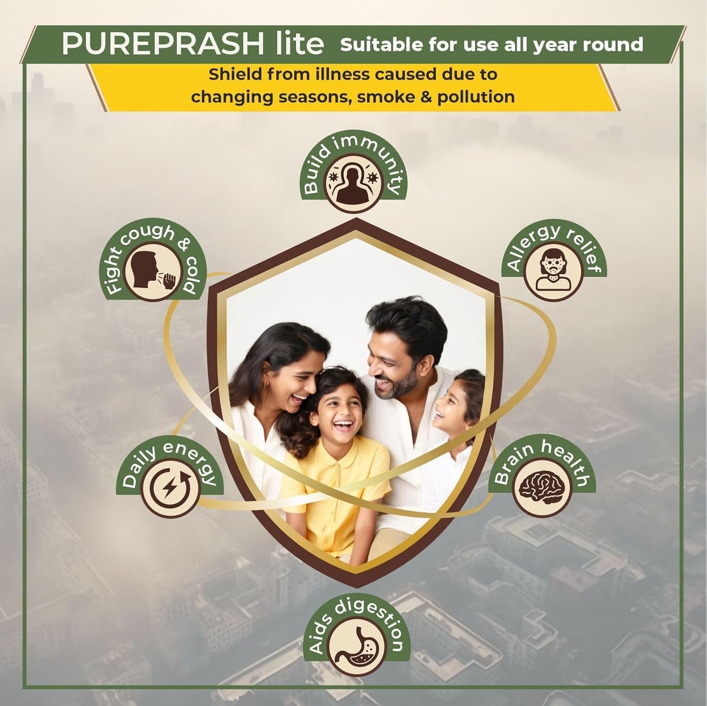 Cureveda Pureprash Lite-Sugarfree Chyawanprash, Safe for Diabetics, Low Calories, Organic Immunity Booster for All Age Groups with Saffron/Kesar, No added Sugar, No Sucralose (500gm)