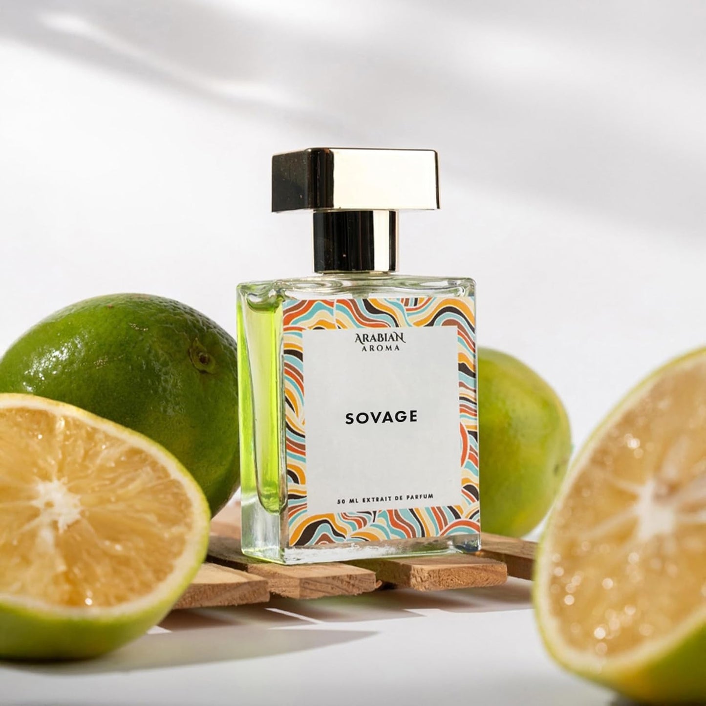 Arabian Aroma Sovage Perfume for Men Fresh Citrus Woody Fragrance | Long Lasting Extrait de Parfum 50ml