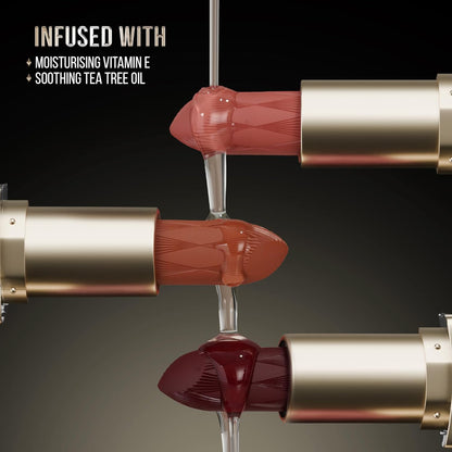 Swiss Beauty Select CrÃ¨me Touch Hydrating Lipstick | With Vitamin E and Tea Tree Oil | High -shine finish | shade- Walnut Brown, 4g