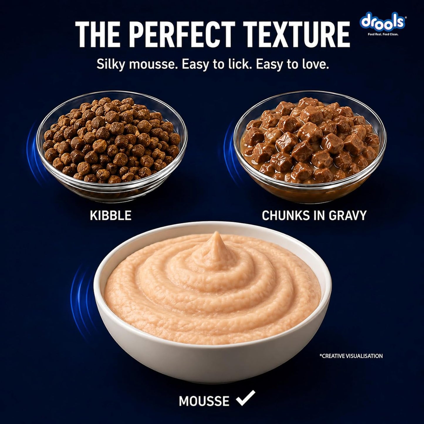 Drools Adult Cat Wet Mousse 80g Pack of 5, 400g | Tuna Flavour | Rich in Protein | Promotes Hydration & Easy to Digest | No Artificial Flavours | Packed with Essential Vitamins & Antioxidants