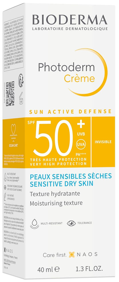 Bioderma Photoderm Creme SPF 50+ PA++++ Hydrating Sunscreen for Normal to Dry Skin | In Vivo Tested