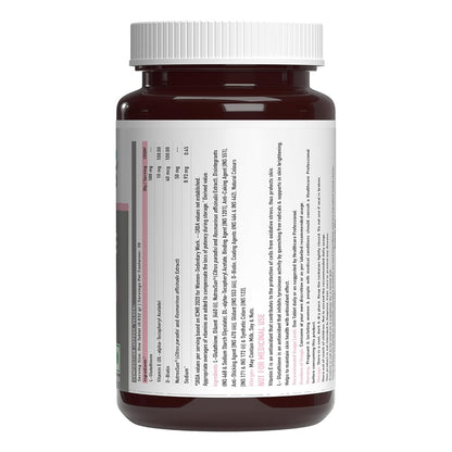 TrueBasics Glutathione (30 Tablets) | With Nutroxsun, Biotin & Vitamin E | For Healthy & Youthful Skin