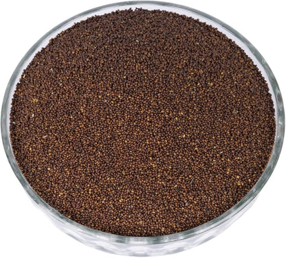 Namoorgaincs- Tulsi Seeds For eating - 150g - Manjari beej For Weightloss - Shyama Tulsi (Edible) - Krishna Basil Seeds