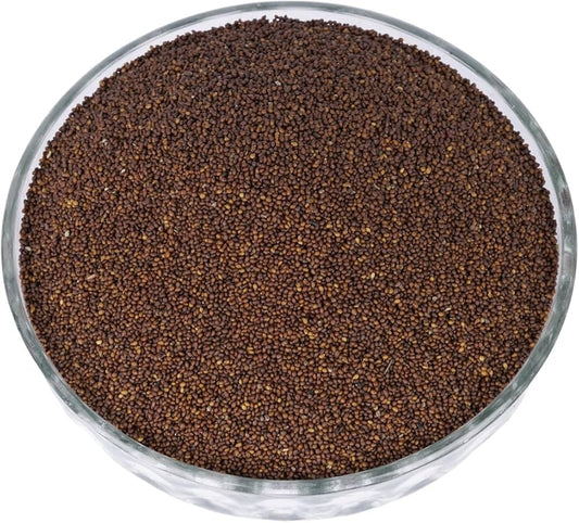 Namoorgaincs- Tulsi Seeds For eating - 150g - Manjari beej For Weightloss - Shyama Tulsi (Edible) - Krishna Basil Seeds