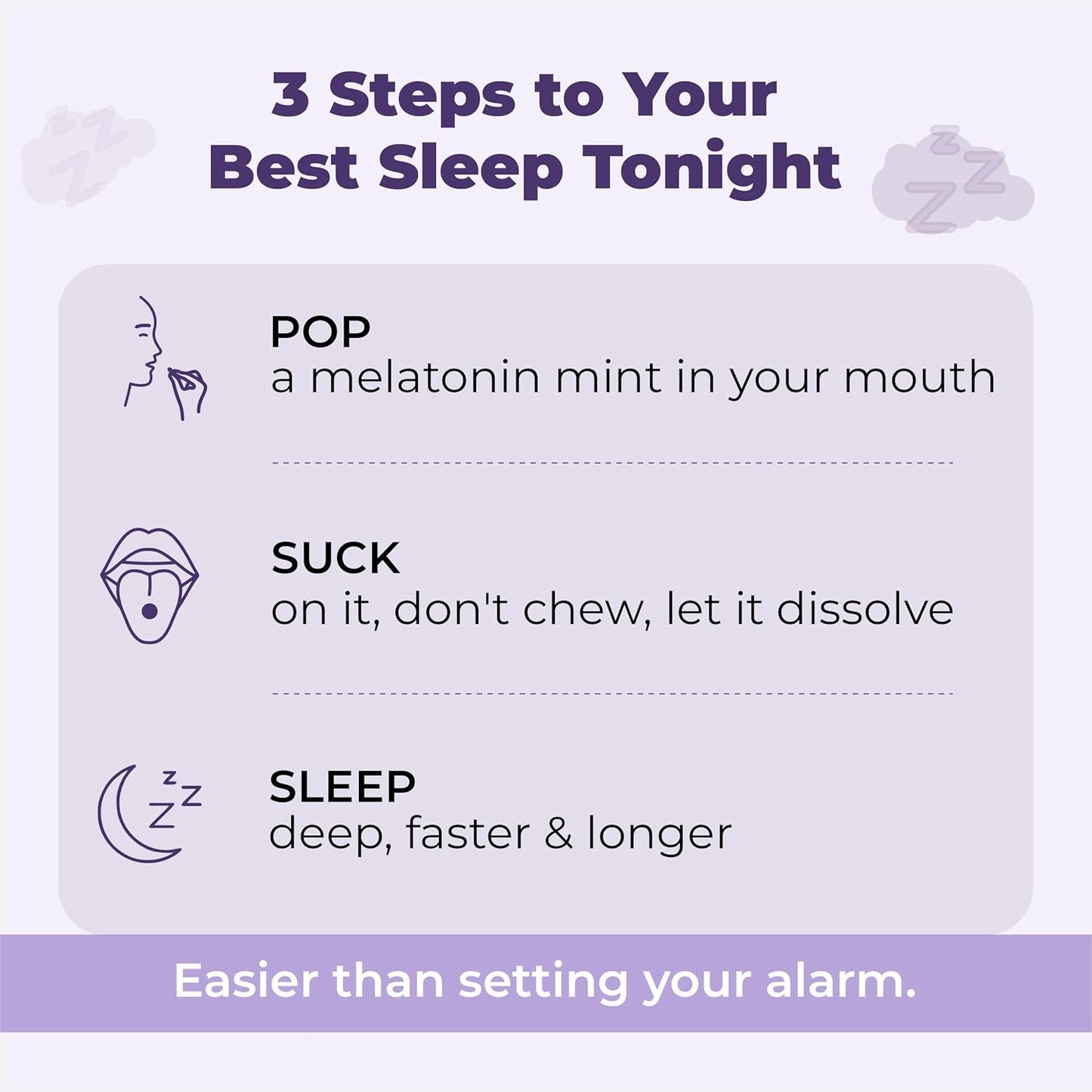 Cureveda Melatonin 10mg Sleep Support Sublingual Mints 60 Mints | Fast Dissolve Oral Sleep Aid with Chamomile | Deep Sleep Supplement for Adults | Non Habit Forming Natural Sleep Aid, Vegan Sugar Free Night Support