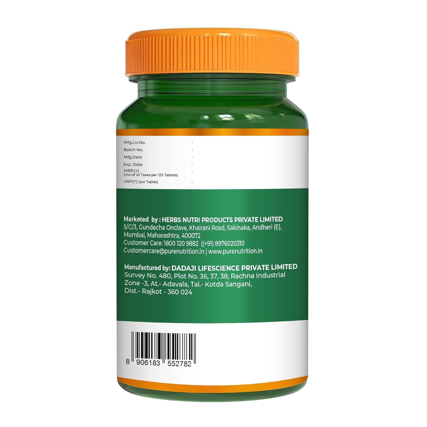Pure Nutrition Vitamin B12 (1500mcg) - 120 Veg Tablets | Methylcobalamin B12 for Men & Women | Boosts Immunity & Energy Levels | Supports Brain, Nerve & Heart Health | Essential for Red Blood Cell Formation