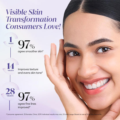 Olay Retinol Night Cream- Mini |with Retinol & Niacinamide |Wake up to plump and bouncy skin from Day 1 |Suitable for Normal, Dry, Oily & Combination skin |8 gm