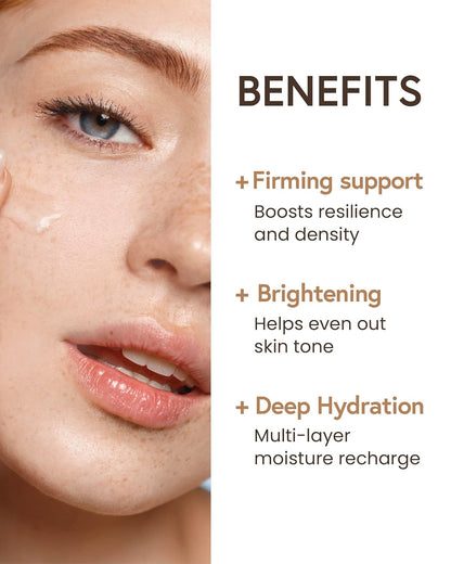GINGER6 White Snow Brightening Face Serum 30ml | 70% Ginger Water | Anti-Aging Korean Skincare | Hyaluronic Acid, Niacinamide & Peptides | Firming, Hydration & Pigmentation Care | Vegan & Cruelty-Free