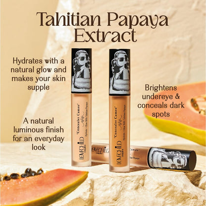 Lovechild Masaba Concealer Cream Cameo- Silver Screen Almond, Natural Finish, For All Skin Types, Full Coverage, 5Gm