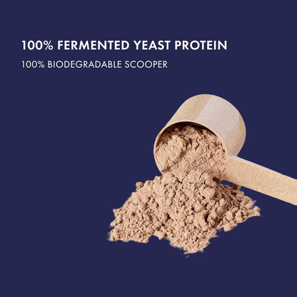 Cosmix Fermented Yeast Protein Powder | 31g Protein | Pure Single-Source Plant Protein | Made In-House | Smooth, Crazy tasty & Gut-Friendly | Classic Unflavoured, 1Kg Pouch