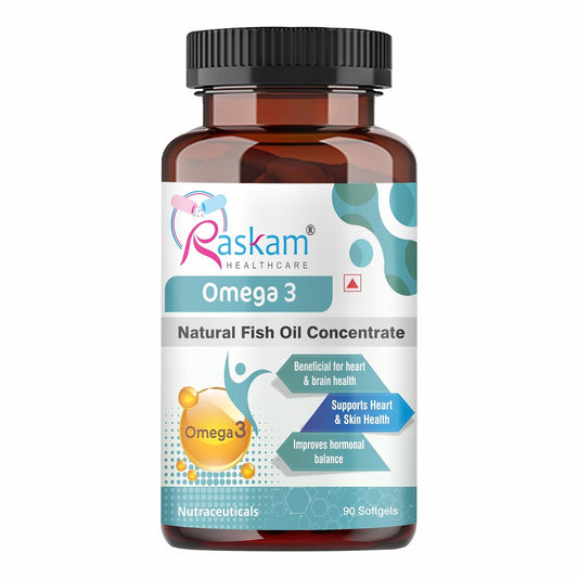 Omega 3-90 Softgels- For Men And Women, Omega3 2-3 Serving, for Brain, Heart, Eyes, and Joints Health