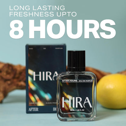HIRA After Hours Perfume for Men | Perfume for Men Long Lasting Smell | Best Men Perfume with Fresh & Woody Notes | Bold Night-Out & Date Fragrance | 50ml Eau De Parfum for Men