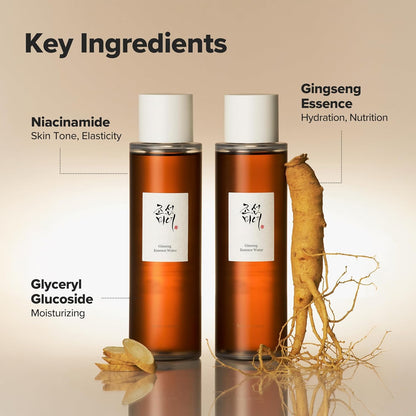 Beauty of Joseon Ginseng Essence Water, 150ml | Hydrating Korean Facial Essence Lightweight Daily Hanbang Formula with Ginseng Extract