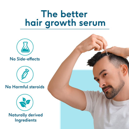 HK Vitals by HealthKart Headful Growth+ Serum with 3% Redensylâ„¢, 3% Procapilâ„¢, & 5% Capixylâ„¢ (30ml) | For Hair Growth & Hair Fall Control | Dermatologically Tested