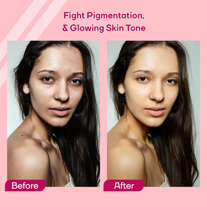 MOUNTAINOR Glutathione Tablets for Skin Brightening & Korean Glow. Fights Pigmentation & Dullness, Clinically Proven Ingredients-Niacinamide & Vit C Helps reduce Melanin, Clearance Healthy & Radiant Skin, Sugar-free Pack of 1 ( 15 Tablets)