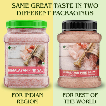 Bliss of Earth 1KG Pure Himalayan Pink Salt Non Iodised Rock Salt For weight management & Healthy Cooking, Natural Substitute of Iodised White Salt