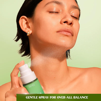 RENEE 3% Niacinamide & Cucumber Extract Matcha Face Toner | Alcohol-Free Toner For Dry, Oily- Acne Prone, Combination, Sensitive Skin | Pore Minimizing, Hydrating, Fades Blemishes | 60 ml
